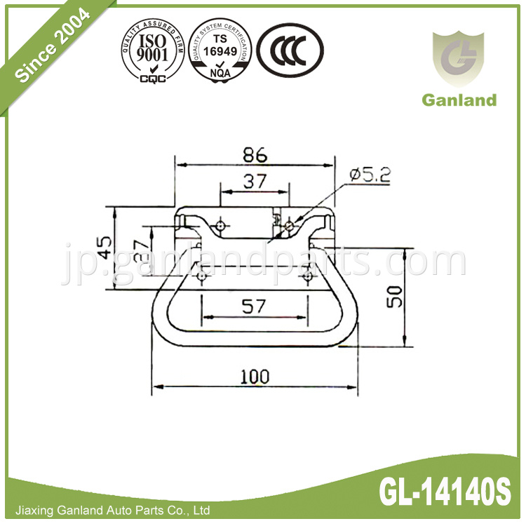 National chest handles GL-14140S-4